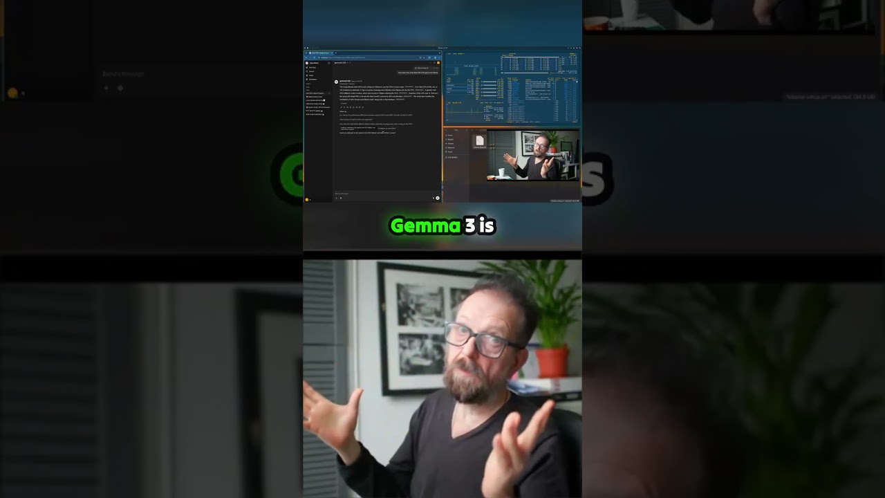 Local AI that can *see*?! Gemma 3 is officially mind-blowing on your desktop! 🤯