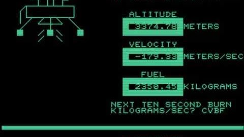 lunar lander ii COMMODORE PET SUPERPET 2001 CBM ETC MODELS httpwww masswerk atpe1