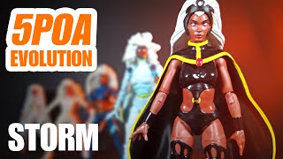 X-Men Ororo Munroe Storm Collection (Toybiz, Marvel Select, Hasbro) - 5POA Action Figure Evolution