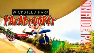 Paratrooper Flat Ride POV - Wicksteed Park