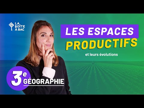 Les espaces productifs et leurs évolutions