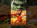 Hulk Eats Gigantic Chicken Roll | Epic Mukbang in 8K #asmr #hulk #calmiroasmr #roll #chicken #burger