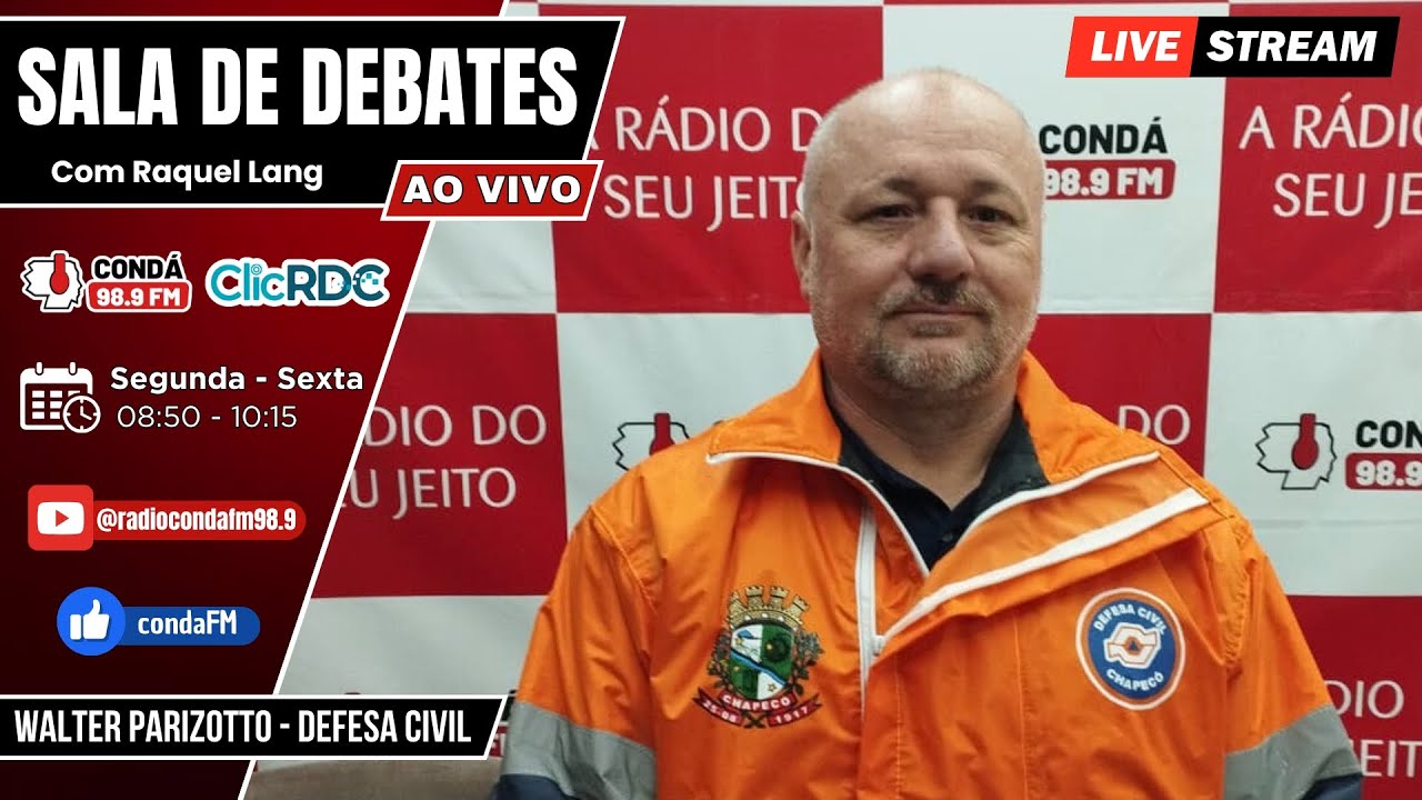SALA DE DEBATES | WALTER PARIZOTTO - DEFESA CIVIL