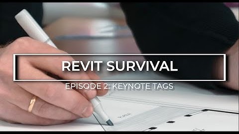 Creating a Keynote Tag and loading it to Revit.