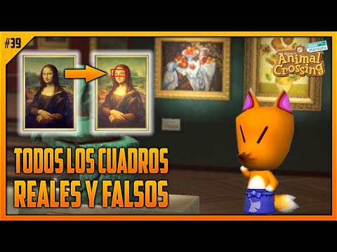 TODAS LAS OBRAS DE ARTE 🔥 REALES Y FALSAS (PARTE 1) CUADROS EP. 39 | ANIMAL CROSSING NEW HORIZONS