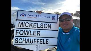 Inside the ropes: Being a Standard Bearer at Farmers Insurance Open - Jan 2020