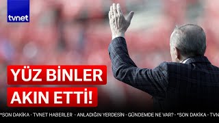 Hurbaşkanı Erdoğanın İzmir Mitinginde Tarihi Kalabalık