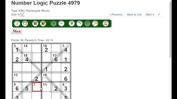 Solution of a diagonal killer sudoku #4979 with instructions in English