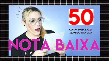 Como lidar com notas ruins?