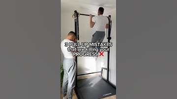 3 PULL UP MISTAKES THAT ARE KILLING YOUR PROGRESS 🔫❌ #calisthenics #pullups  #bodyweighttraining