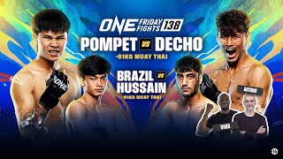 COMBATS LIVE🥊ONE FRIDAY FIGHTS 138 🎙️Antoine Simon & Baba Diagne aux commentaires !