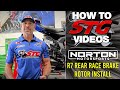 How To Install The Norton Yamaha R7 Lightweight Rear Brake Rotor | SportbikeTrackGear.com