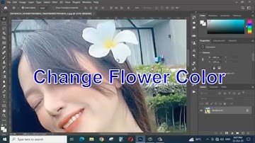 Change flower color in photoshop