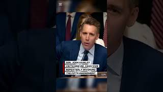 The Fifth Amendment Showdown: Hawley vs. Fauci