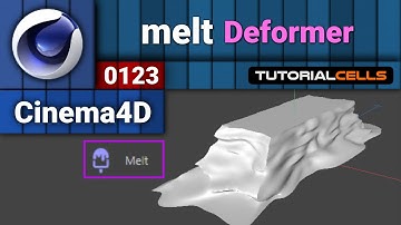 0123. melt deformer in cinema 4d