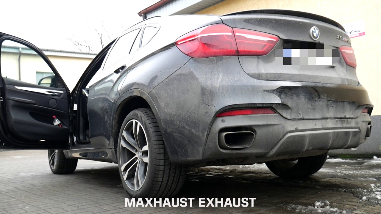 BMW X6 F16 M50d aktywny układ wydechowy MAXHAUST
