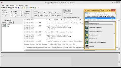 Command Window Sequencing