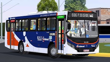🔵 [PROTON BUS SIMULATOR] MAPA RMBS - CAIO APACHE VIP IV OF-1519 DA VIAÇÃO IDEAL