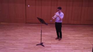 Prelude No. 6 in D minor, J.S. Bach arr. E. Piper for solo trumpet