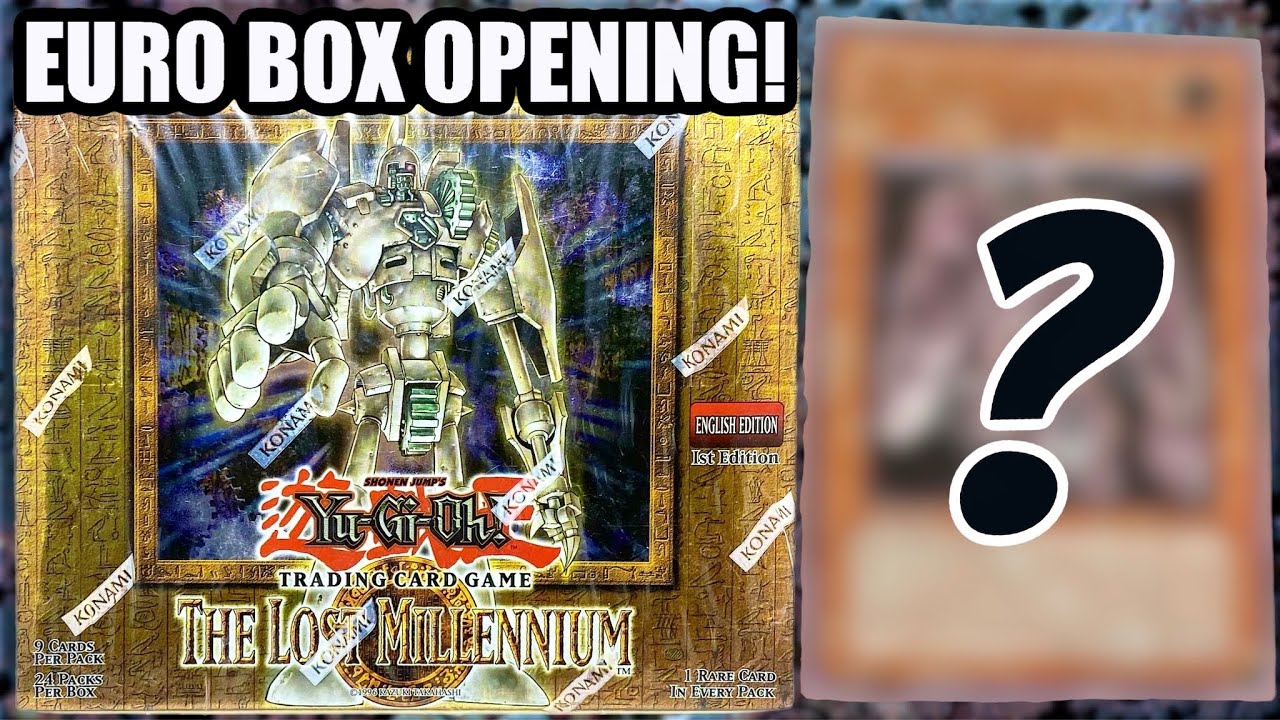 THE LOST MILLENNIUM [TLM] 1st Edition Yugioh *EURO* Box Opening!