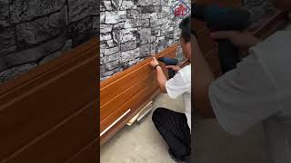 Easy Install Insulated Metal Wall Panels  #shorts #metalsiding  #factory #sandwichpanels #cladding