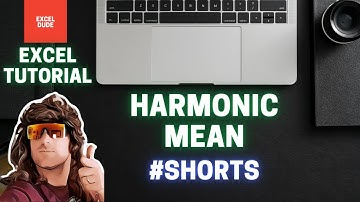 #shorts Harmonic Mean Microsoft Excel Tutorial