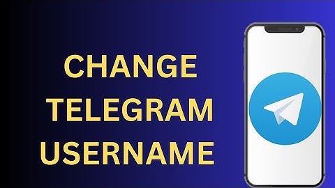 How To Change Telegram Username