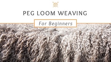 How to weave on a peg loom