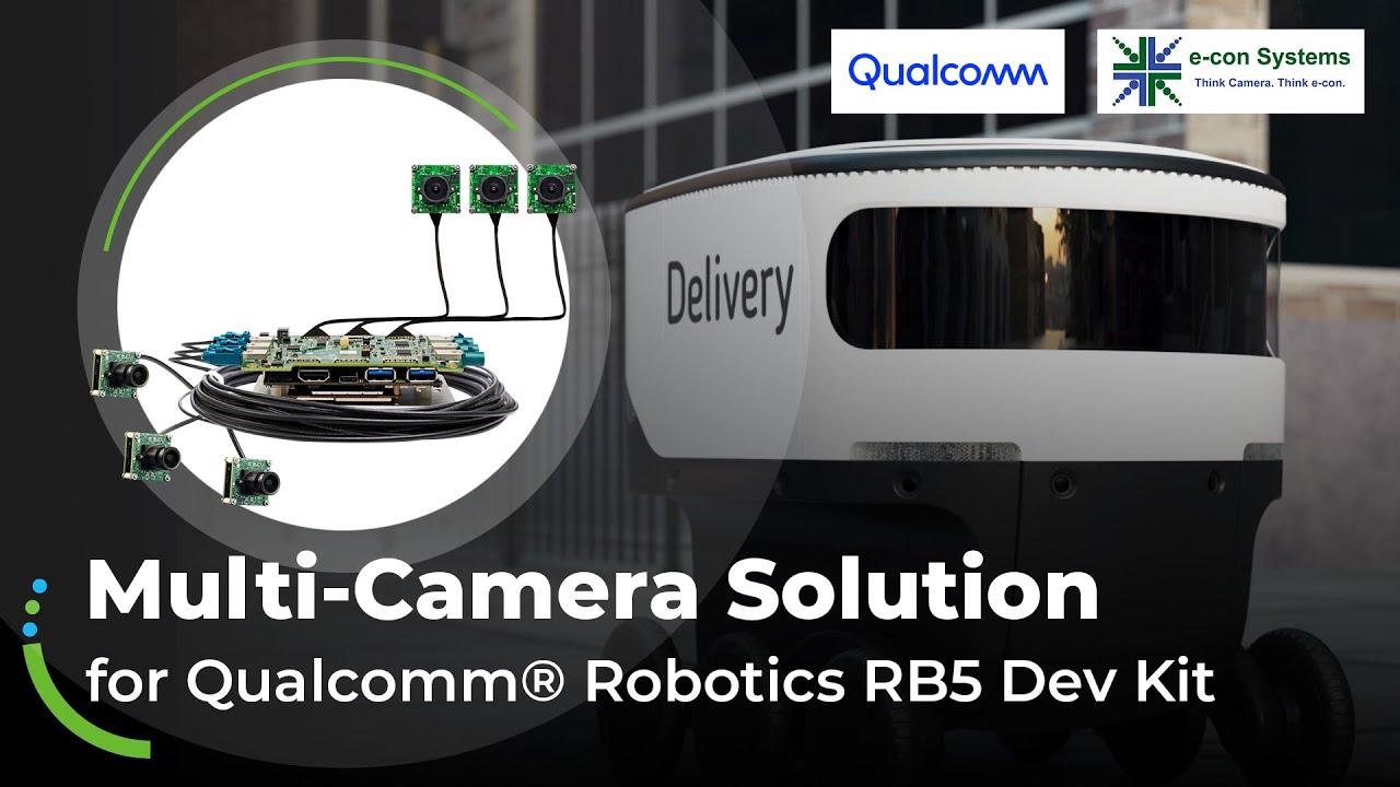 Auckland filthy gele Advanced multi-camera solutions (up to 6 cameras) for the Qualcomm Robotics  RB5 Development Kit - YouTube