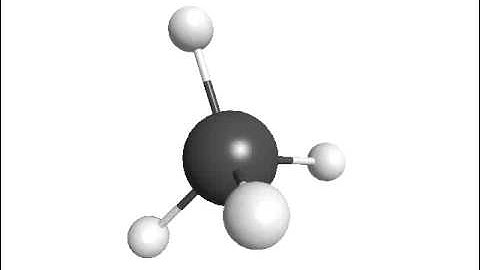Vibration of a methane molecule