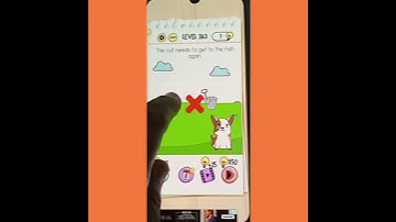 #Tricky #puzzle #braintest #level 263 "The cat needs to get to the fish again"