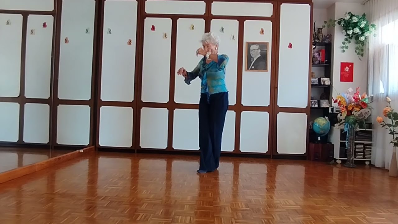 Tango de.13. 5 Step und Back Open Promenade. Sport & Salon Dance.