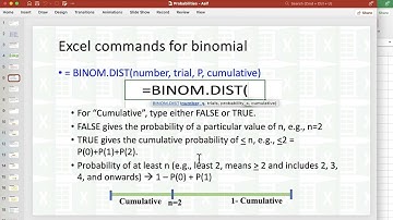 Probability using Excel