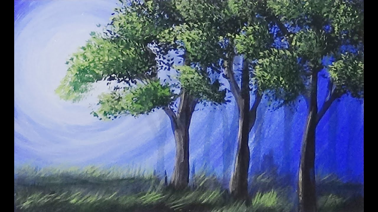 Acrylic Painting: Don't Have a Canvas? Paint on Paper! Acrylic Painting  Demo by @StudioSilverCreek 