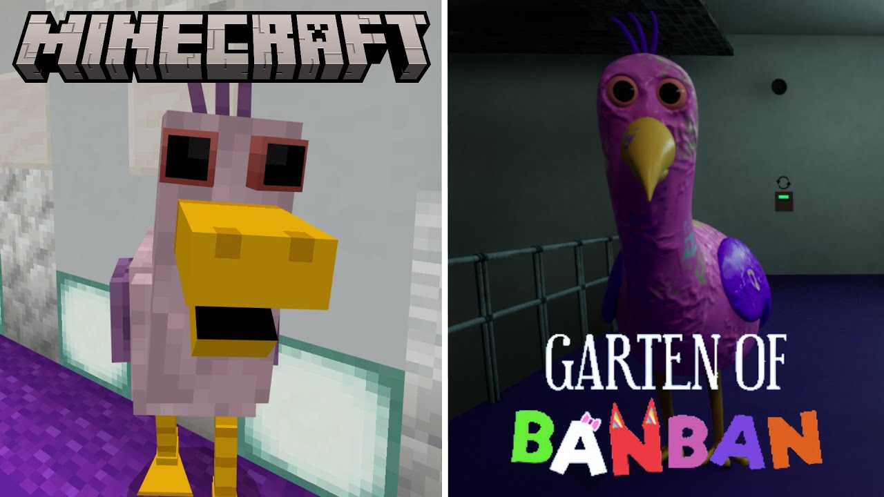I remade every mob into Garten Of Banban 2 in Minecraft (2