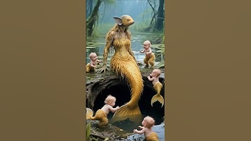 Yellow Mermaid #mermay2025 #mermaid #shortvideo