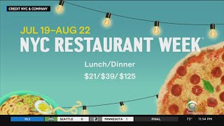 NYC Restaurant Week To Start Monday And Last 5 Weeks