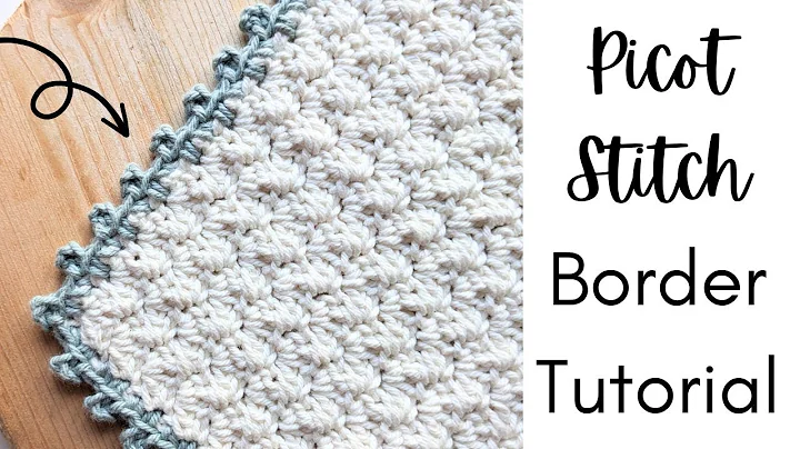 Easy Crochet Picot Stitch Border Tutorial for Beginners