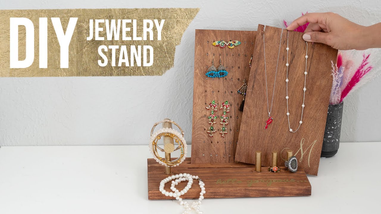 18 inch tall bracelet display tutorial | Diy jewelry display, Bracelet  display, Jewelry display stands