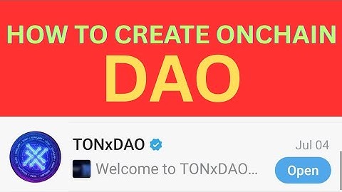 TONXDAO: Create Your Onchain DAO Fast on XDAO 🚀 (Before Price Explodes!)