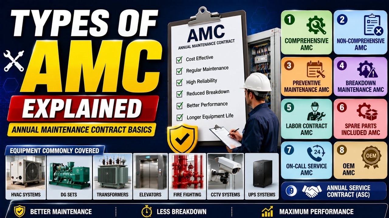 Types of AMC Explained | Annual Maintenance Contract Basics - YouTube
