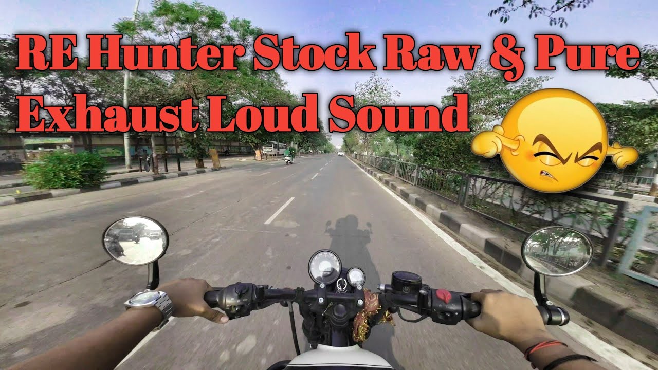 Royal Enfield Hunter | Stock Raw & Pure | Exhaust Sound 