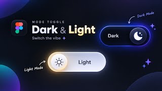 Dark & Light Mode Toggle 🌙☀️ | Figma UI Design