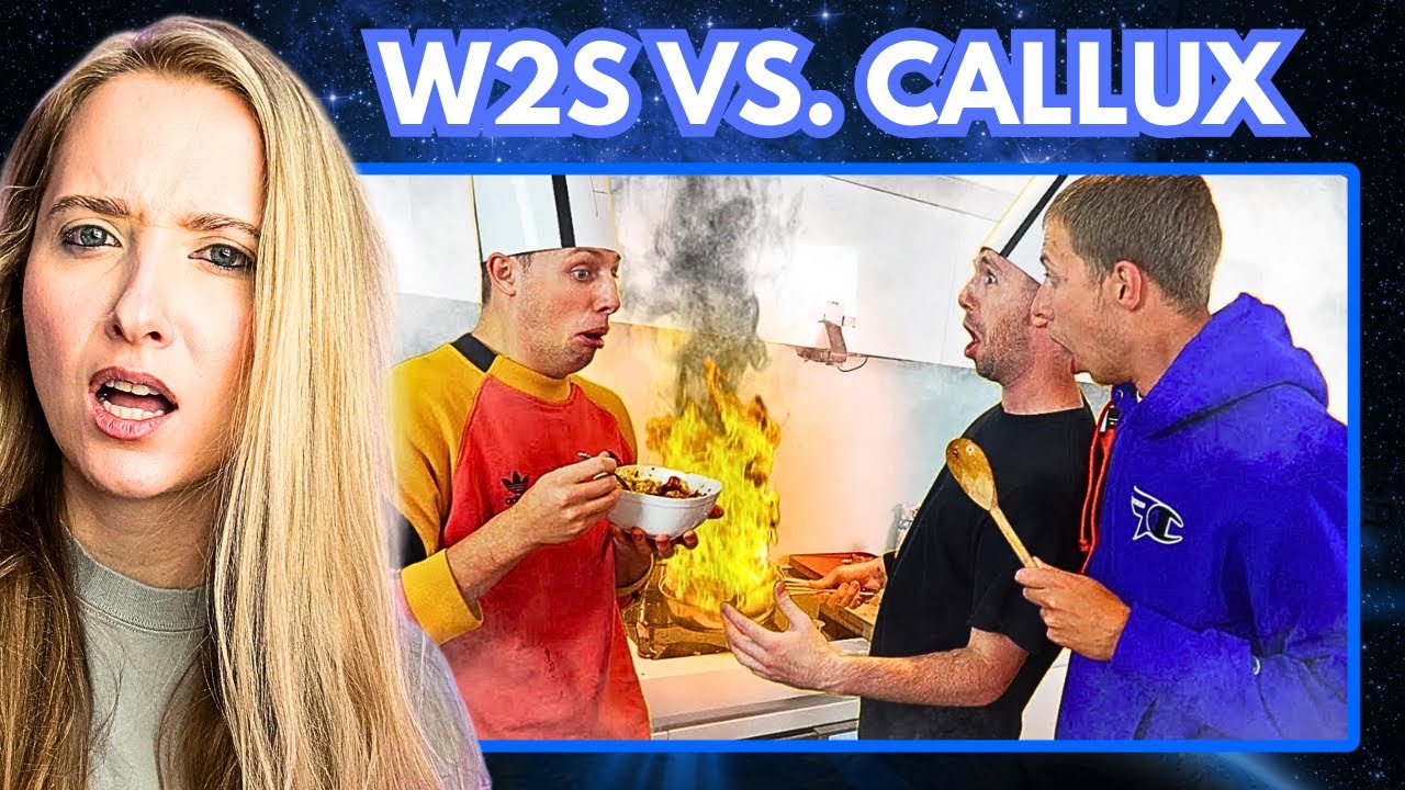 Reaction to CALLUX vs W2S YOUTUBER COOK OFF CHALLENGE!