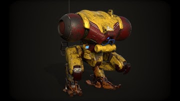 Mech Beast Substance Painter