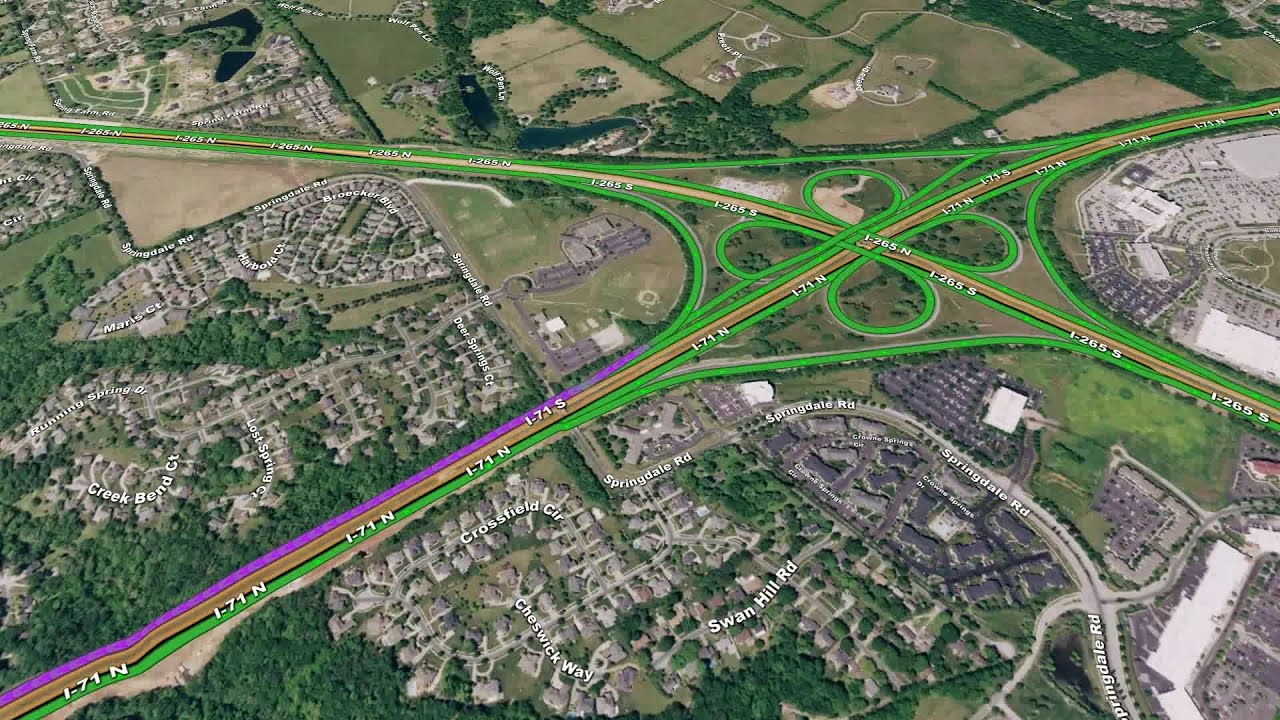 MAP: Interstate 71 to close in Louisville - YouTube