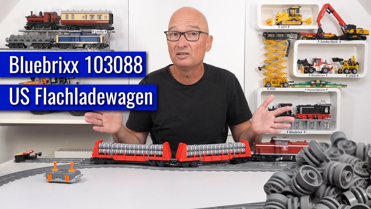 Bluebrixx 103088 Flachladewagen - Super stabil!?