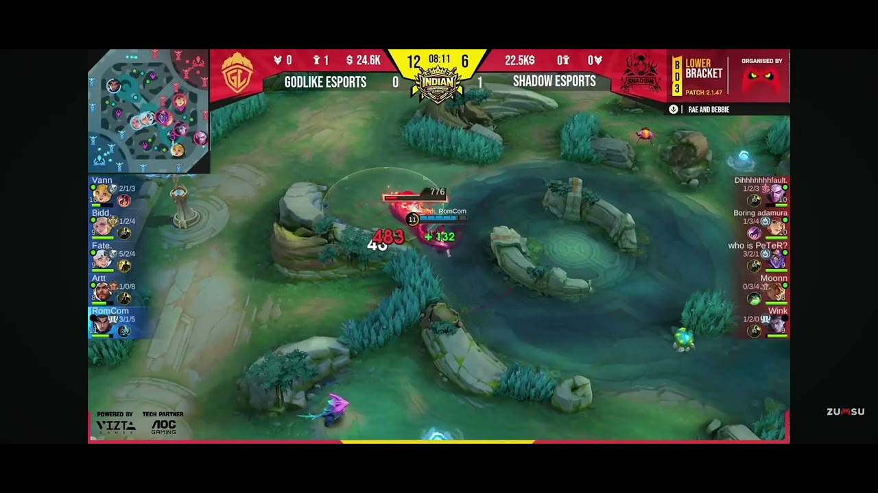 GodLBidd with the MANIAC GodLike eSports vs Shadow eSports.