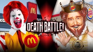 Ronald McDonald VS The Burger King (McDonald’s VS Burger King) | DEATH BATTLE! Fan Trailer