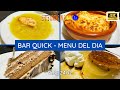 Menu del Dia at Bar Quick, La Siesta, Torrevieja | Great Value for money | Local Spanish restaurant